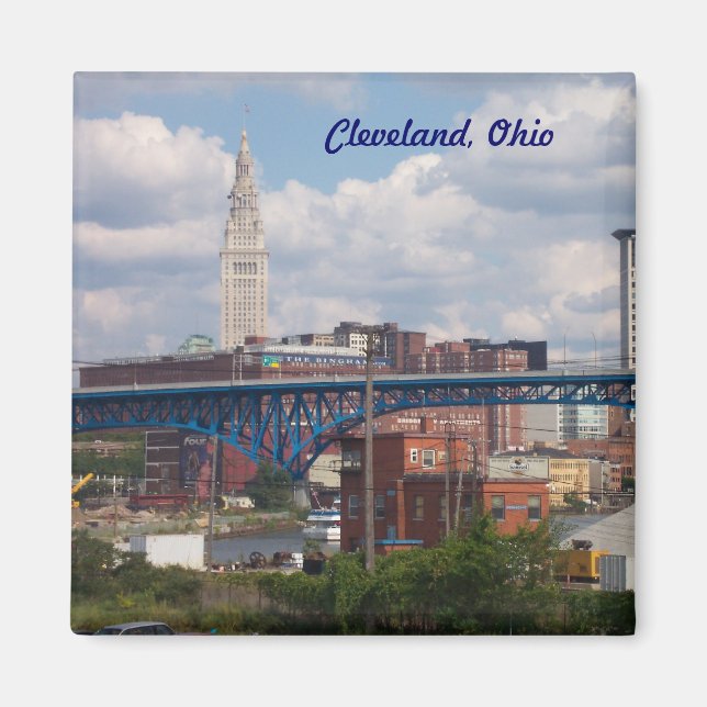 Classic Cleveland View Magnet (Vorne)