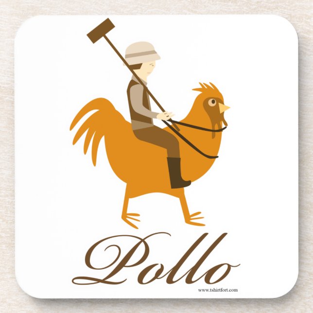 Classic Color Pollo Untersetzer (Vorderseite)