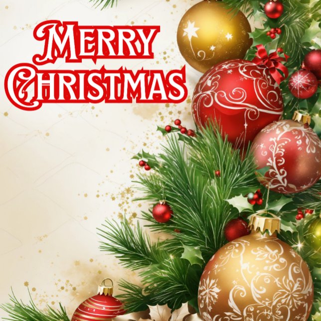 Classic Colorful Frohe Weihnachten (Von Creator hochgeladen)