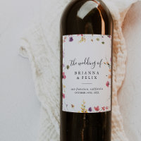 Classic Colorful Wild Floral Wedding