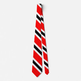 Classic Colors Red White and Black Krawatte