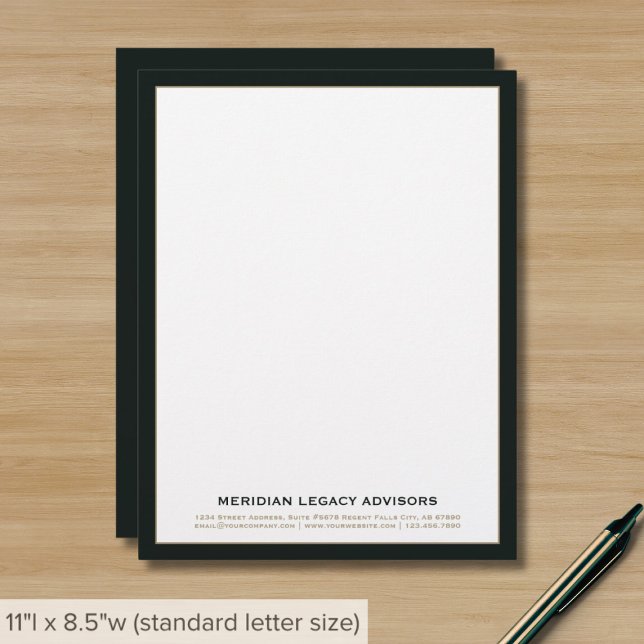 Classic Company Letterhead Briefbogen (Von Creator hochgeladen)