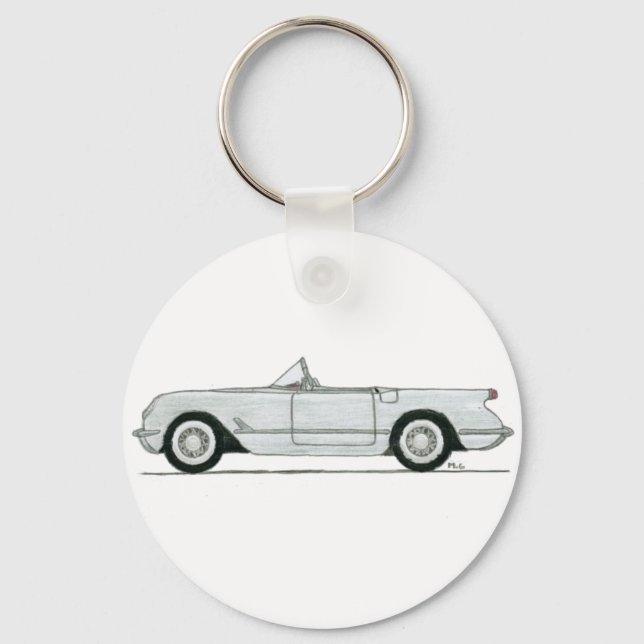Classic Corvette Schlüsselanhänger (Vorderseite)