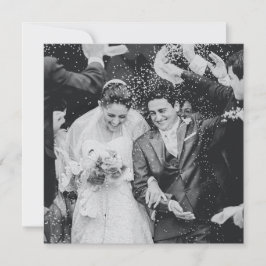 Classic Crimson Rote Rose Lace Square Wedding Foto Dankeskarte