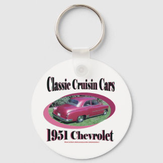 Classic Cruisin Cars 1951 Chevrolet Schlüsselanhänger