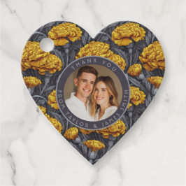 Classic Custom Carnation Sparkle Forest Wedding Geschenkanhänger