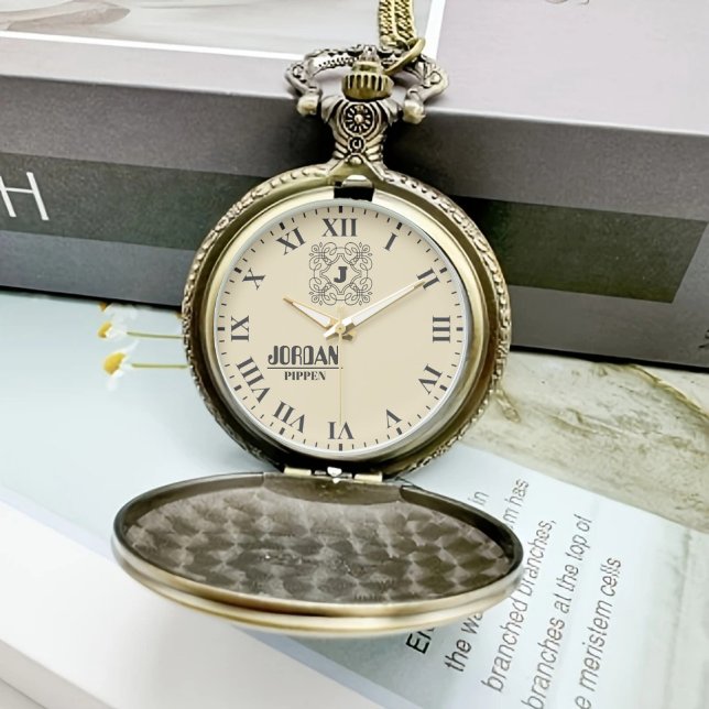 Classic Custom Monogram Formal & Timeless Armbanduhr (Von Creator hochgeladen)