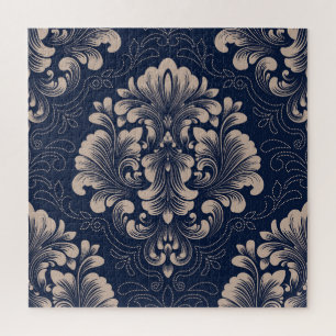 Classic Damask Nahtlose Viktorianische Textur