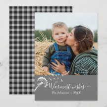 Classic Dandelion Buffalo Kariert Warm Wishings Ca