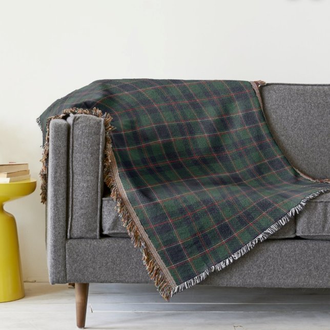 Classic Dark Blue Red Green Plaid Pattern Decke (Von Creator hochgeladen)