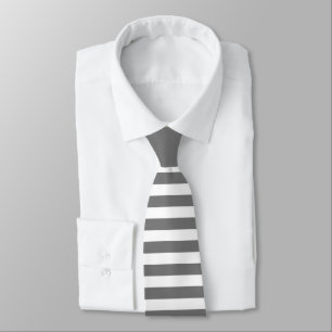 CLASSIC DARK GRAY STRIPED KRAWATTE