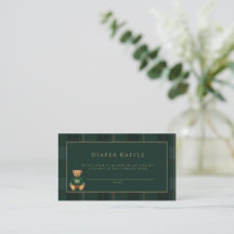 Classic Dark Plaid Lauren Inspired Baby Shower 