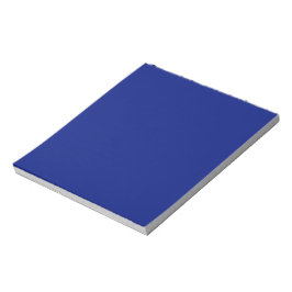 Classic Deep Blue Solid Color Notizblock