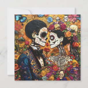 Classic Día de los Muertos Einladung