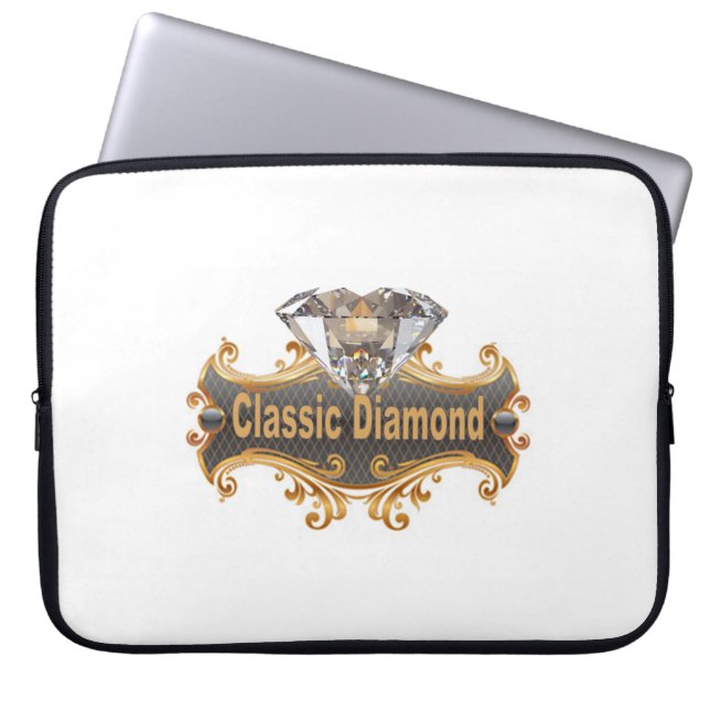 Classic Diamond Laptopschutzhülle (Vorderseite)