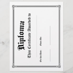 Classic Diploma Blanks Pack mit 10