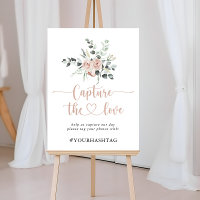 Classic Dusty Pink Rose Capture the Liebe Hashtag