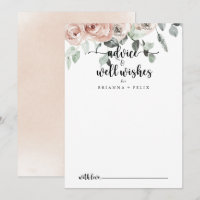 Classic Dusty Pink Rose Wedding Well wünscht