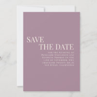 Classic Elegant Dusty Lila Wedding Couple Foto