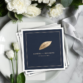 Classic & Elegant I Dark Blue I Wedding Serviette