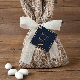 Classic & Elegant I Dark Blue Ich danke Ihnen für  Geschenkanhänger