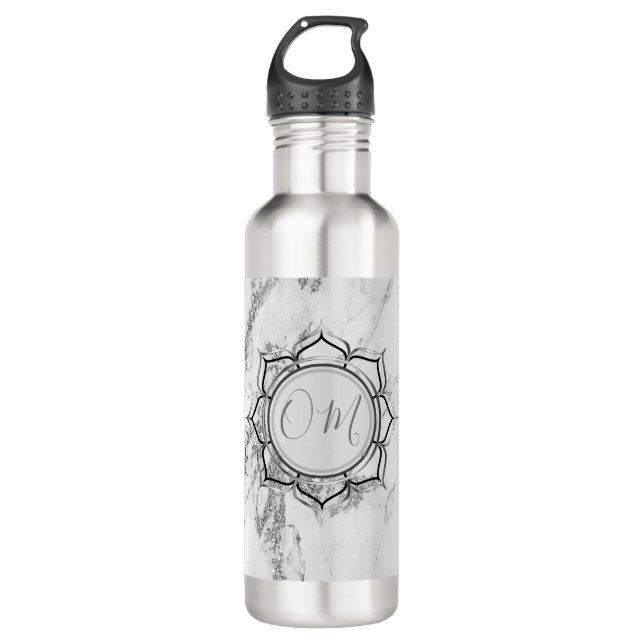 Classic Elegant Marble OM Edelstahlflasche (Vorderseite)