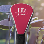 Classic Elegant Monogram und Name Red Golf Headcover<br><div class="desc">Die klassische Rot-Weiß-Optik des Golfkopfes verleiht Ihnen ein wunderbares Geschenk oder eine Leckerei. Es hat große Monogramm-Initialen mit einfachem minimalem Styling,  um mit den gewünschten Initialen zu personalisieren,  und auch den Namen,  der in elegantem Serifengesicht angegeben ist.</div>