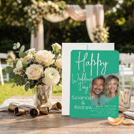 Classic Elegant Script Hochzeit Einladung