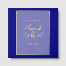 Classic Elegant Wedding Foil Gästebuch