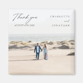 Classic Elegante Foto Gastgeschenke Hochzeiten Vie Magnet