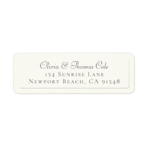 Classic Elegante Imitate Embossed Ecru Wedding Ret