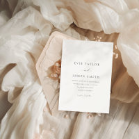 Classic Elegante Moderne Bibel Verse Foto Hochzeit