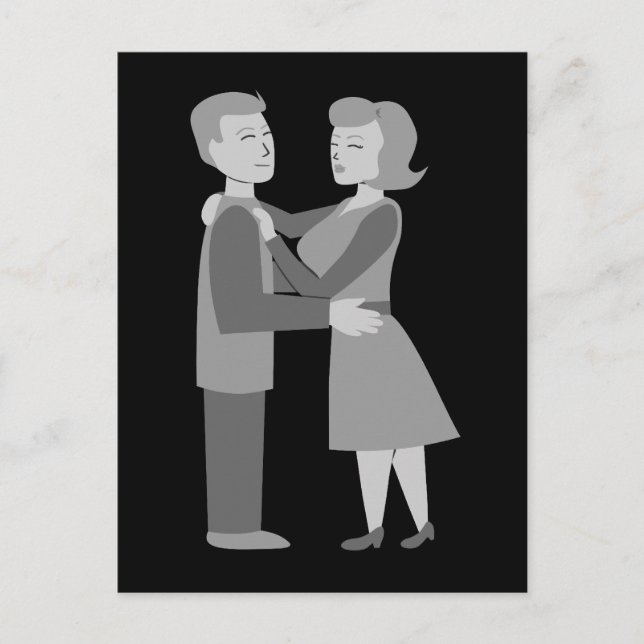 Classic Embrace Postkarte (Vorderseite)
