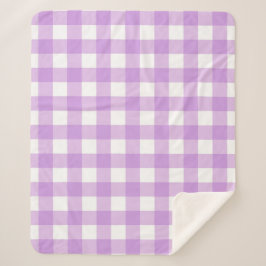 Classic En vichy Vérifier Plaid Motif Lilac