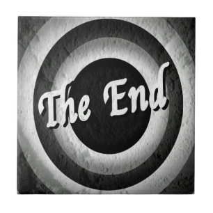 Classic End Credits - B&W Fliese