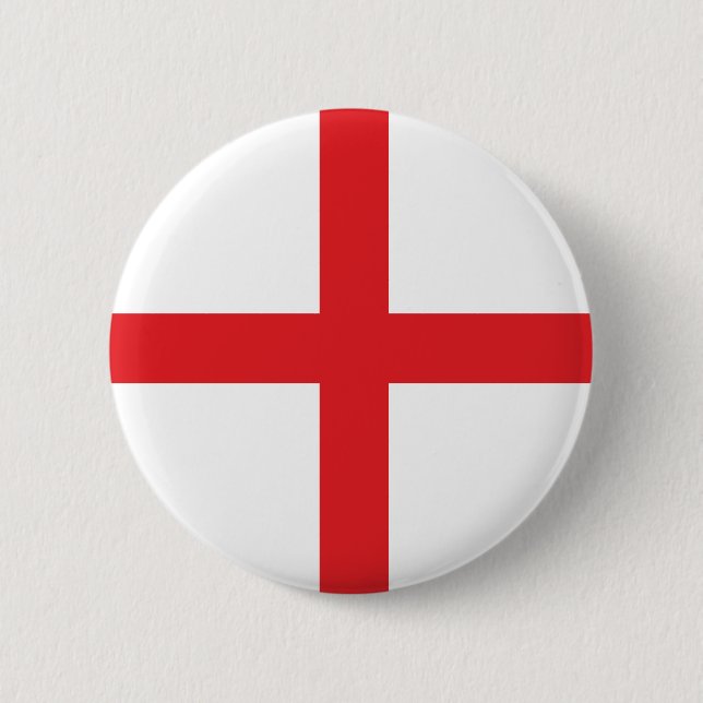 Classic England Flag - St. George's Cross Button (Vorderseite)