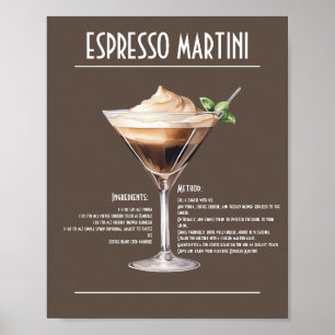 Classic Espresso Martini Rezept Poster