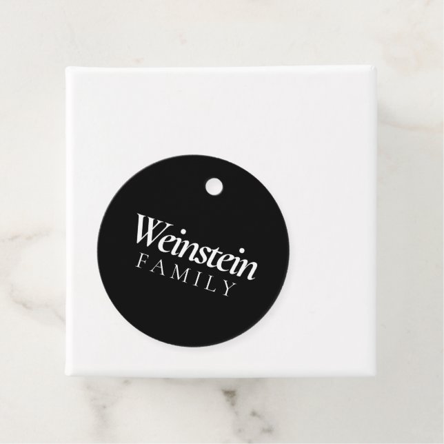 Classic Family Name Purim Geschenkanhänger (Beispiel)