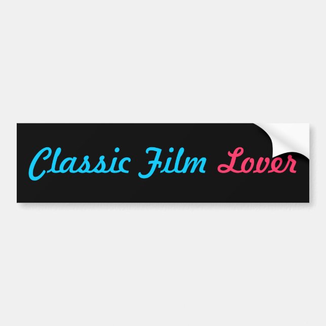 CLASSIC FILM-Autoaufkleber Autoaufkleber (Vorne)