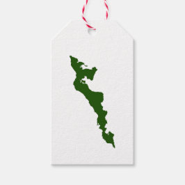 Classic Fishers Island Logo-Geschenktasten - Grün Geschenkanhänger
