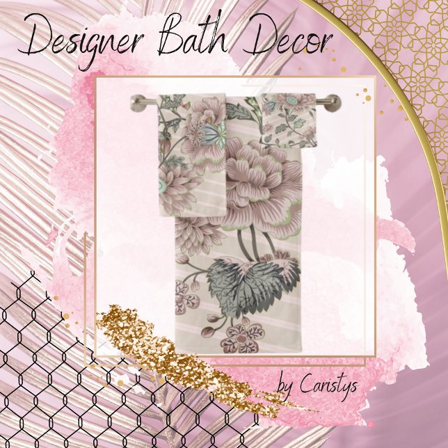 Classic Florals Handtuch Badhandtuch Set (Von Creator hochgeladen)