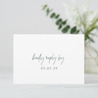 Classic Forest Green Elegante Wedding