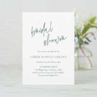 Classic Forest Green Elegantes Brautparty