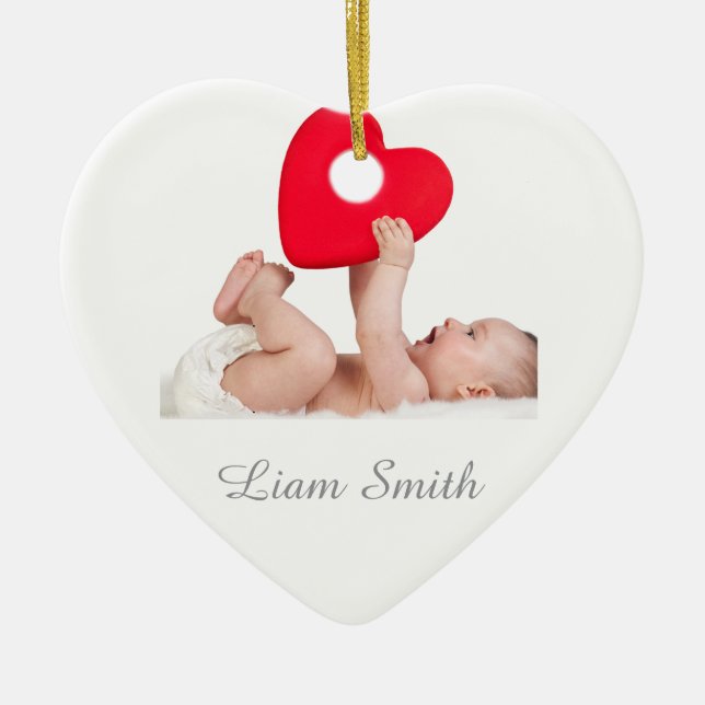 Classic Frame Baby's First Christmas Ornament (Vorne)
