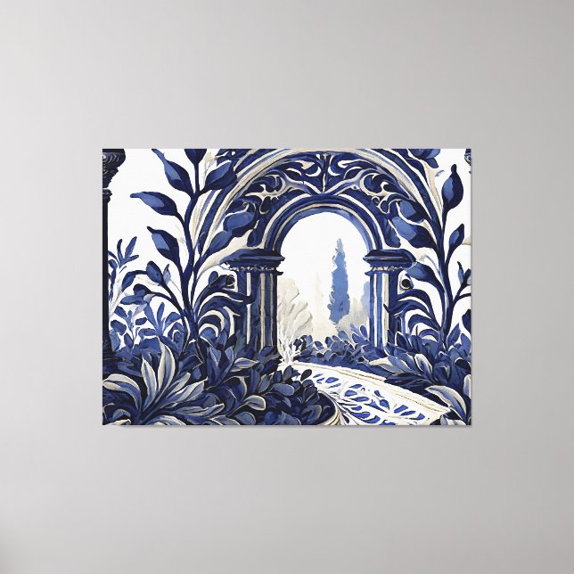 Classic French Garden Leinwanddruck (Vorderseite)