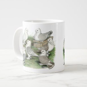 Classic Frill Tauben Jumbo-Tasse