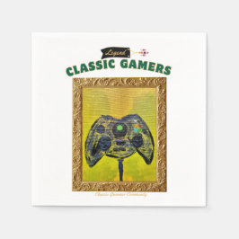 Classic Gamers Birthday Sick Box Napkins Serviette
