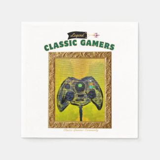 Classic Gamers Birthday Sick Box Napkins Serviette