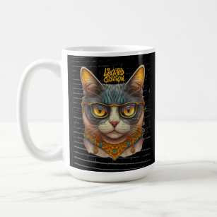 Classic Gangster Cat Tasse, 15 oz Kaffeetasse