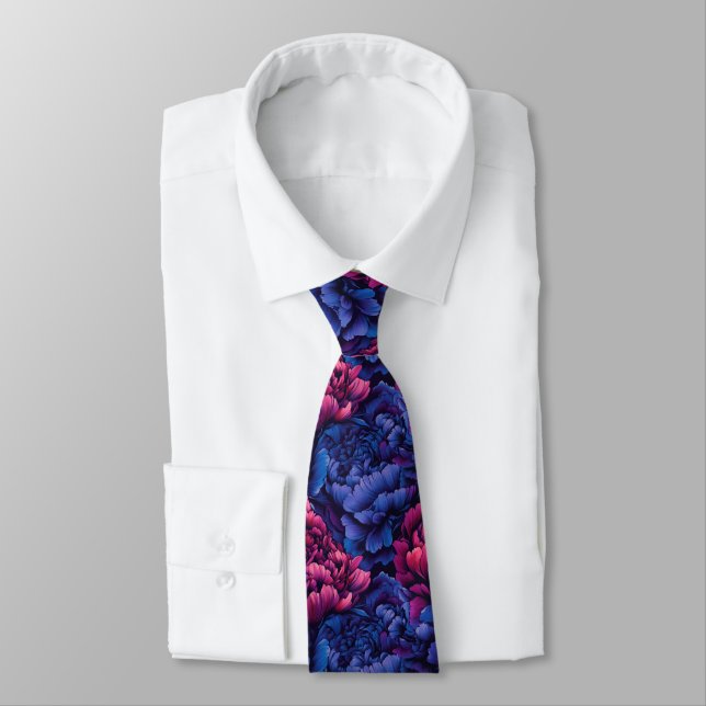 Classic Gifts For Men Peonies Flower Krawatte (Gebunden)